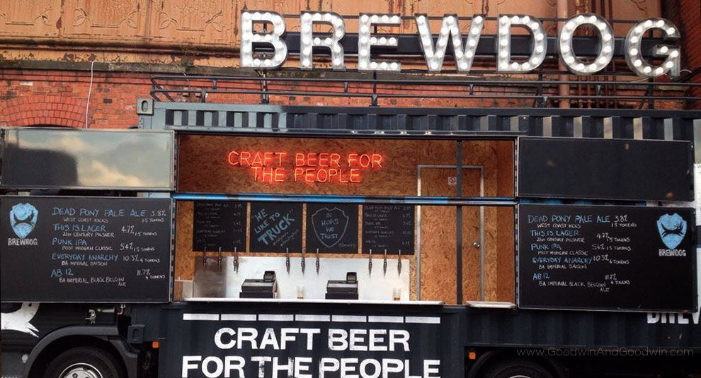 Brewdog Truck Sign
