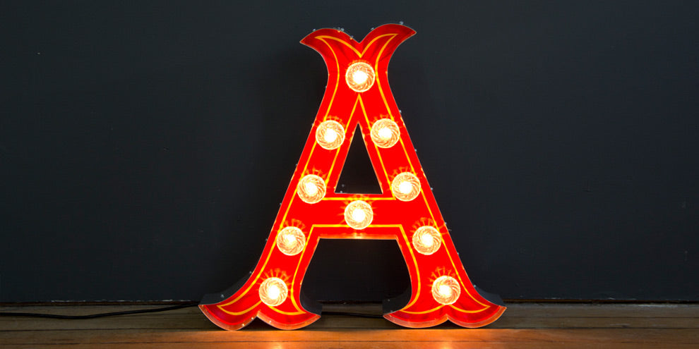 Vintage Circus Letters