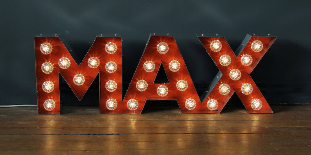 Circus Marquee Letters