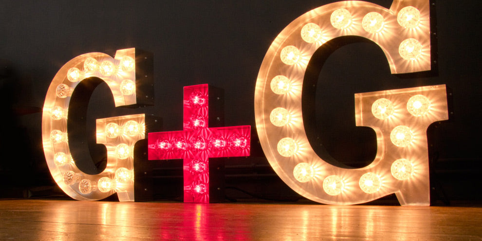 Marquee Light Letter G
