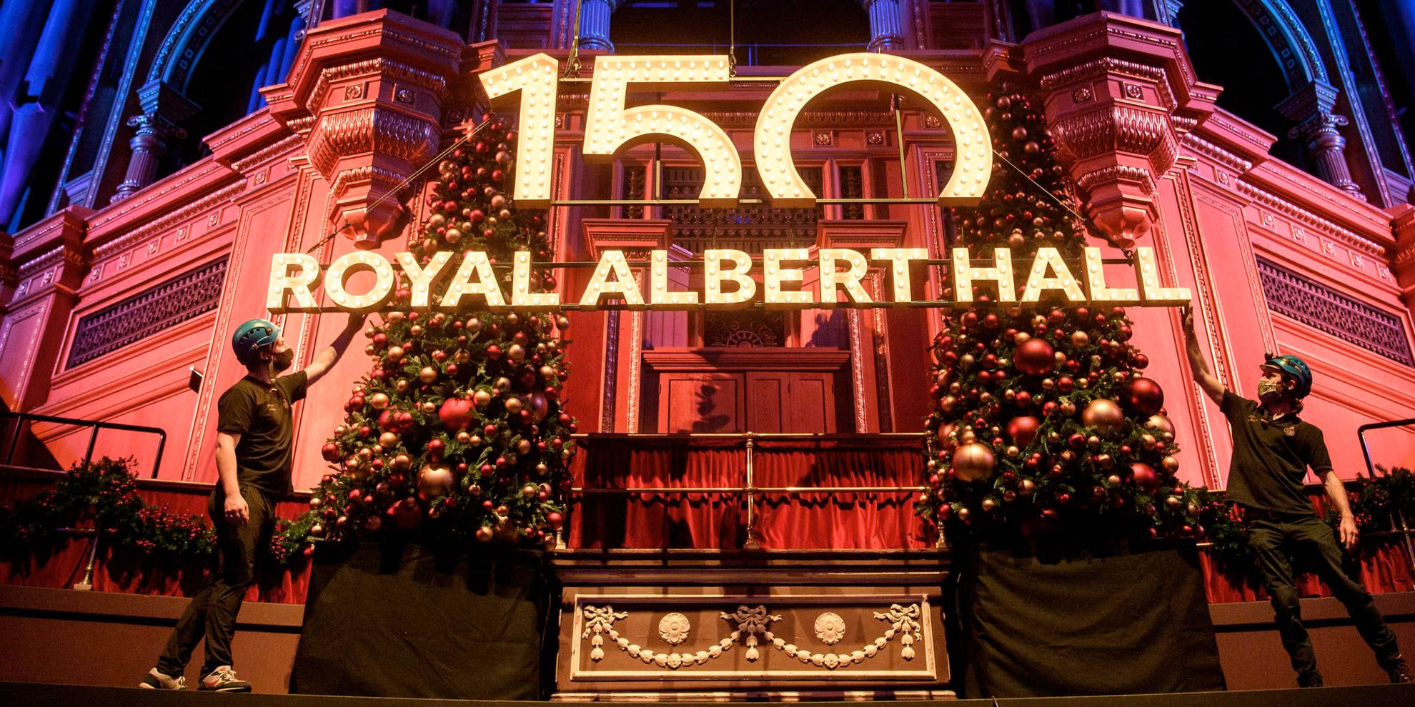 Royal Albert Hall Anniversary Sign