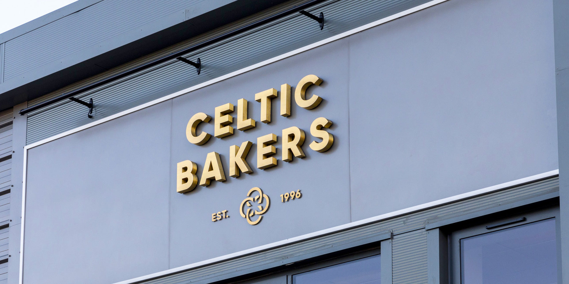 Brass 3D Letters for bakery