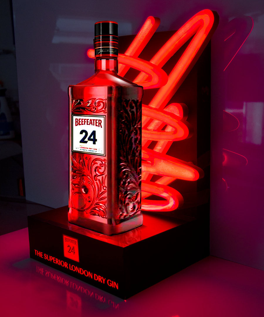 battery powered bottle merchandiser