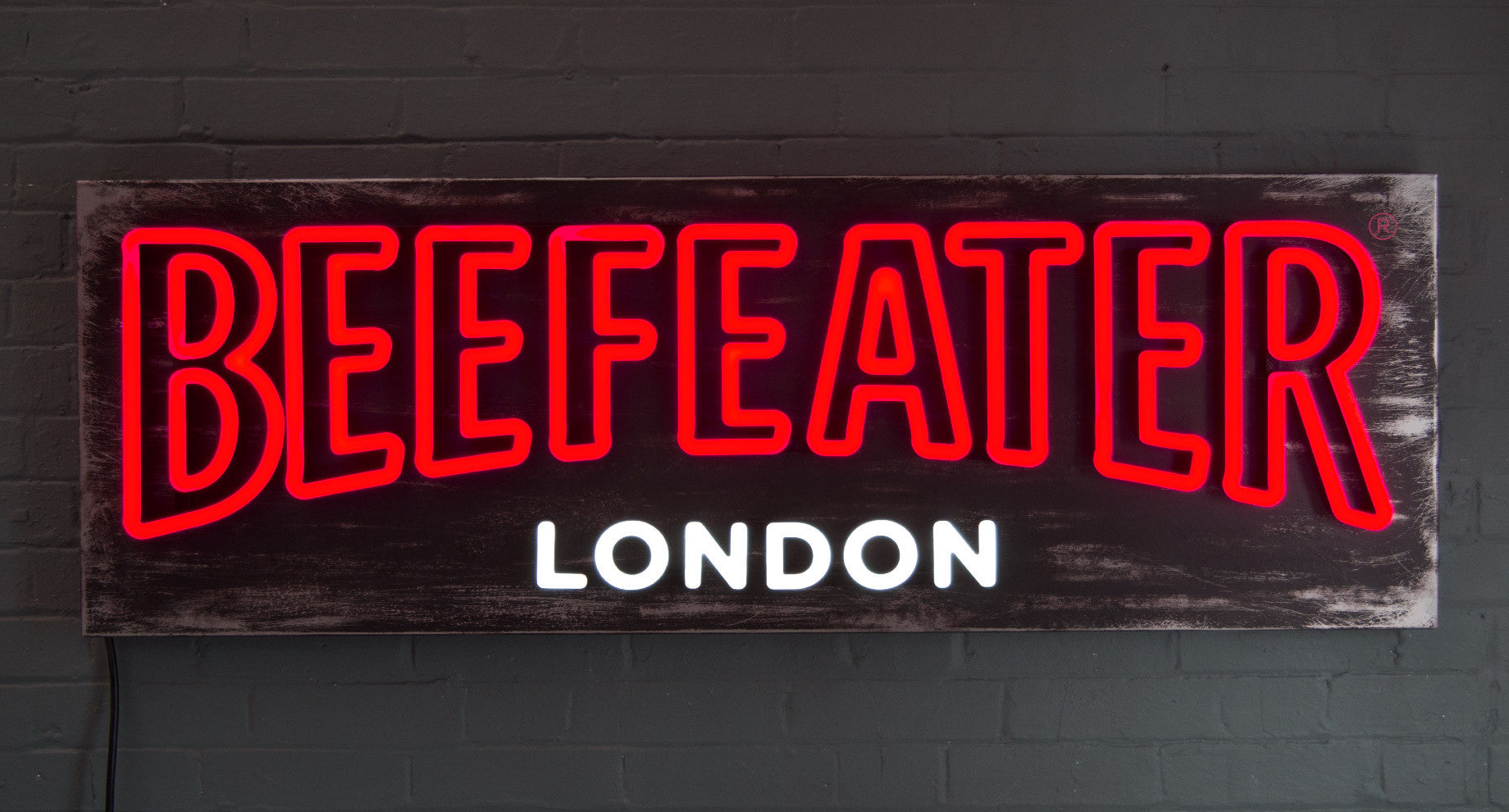 Beefeater LED neon sign