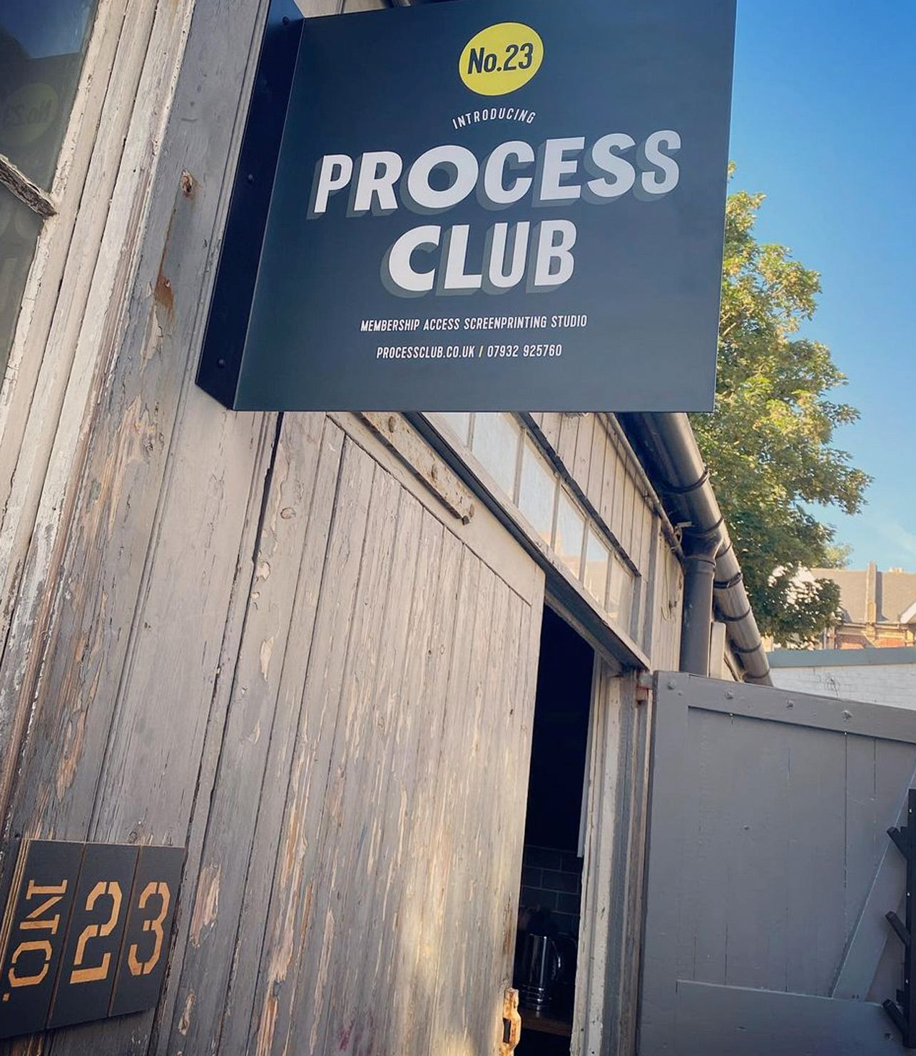 Bent Metal Sign