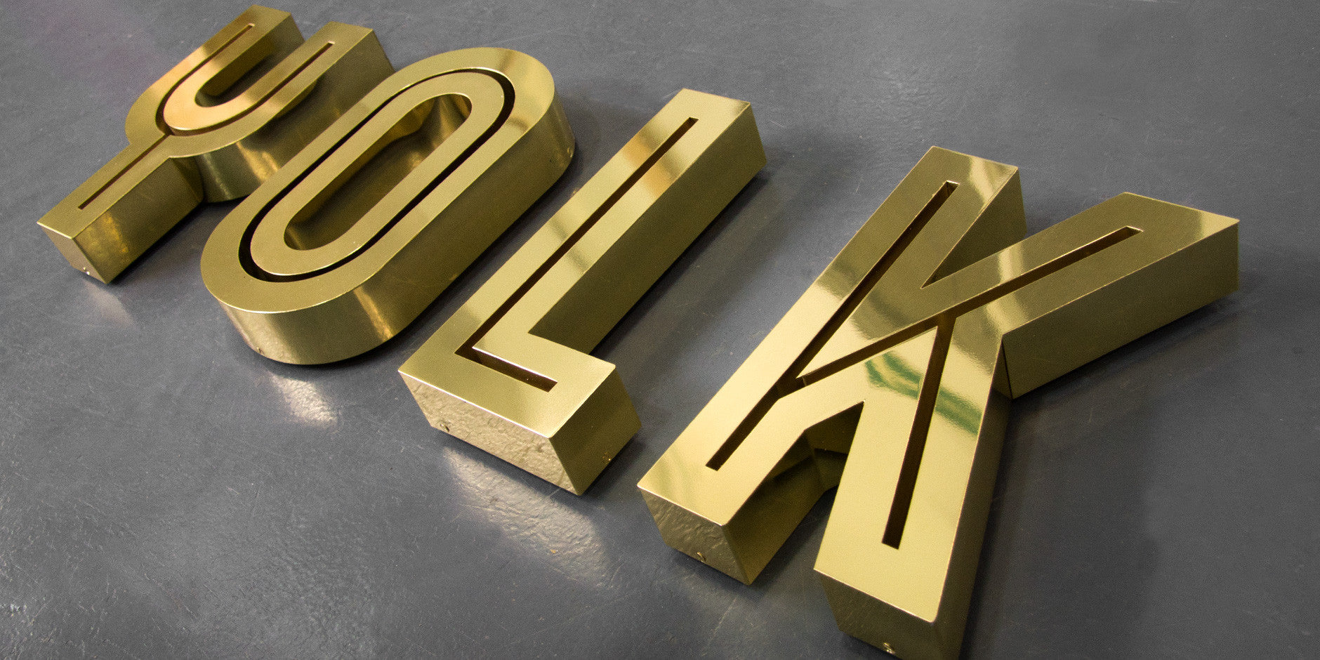 Metal 3D Letters - 3D Sign Makers – Goodwin & Goodwin™ - London