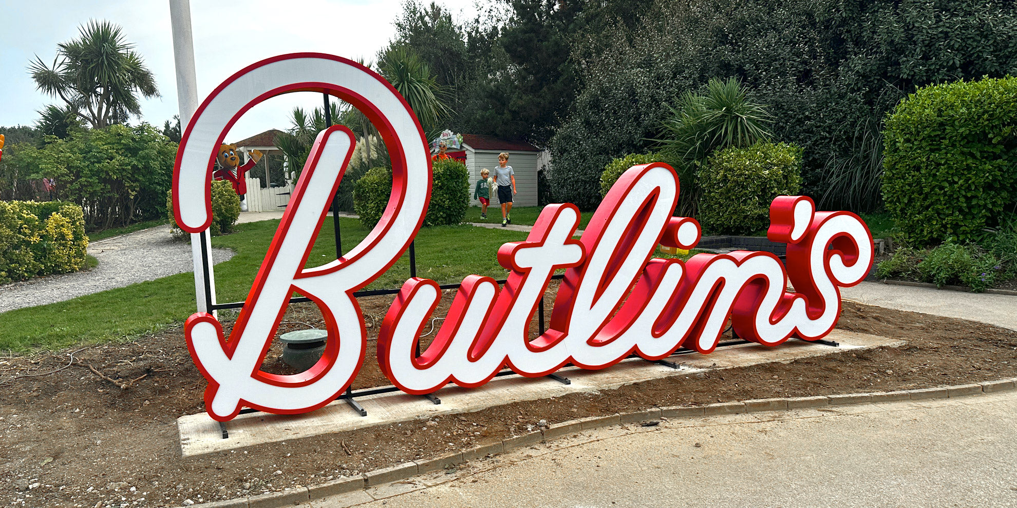 Butlins Giant Illuminated Letters