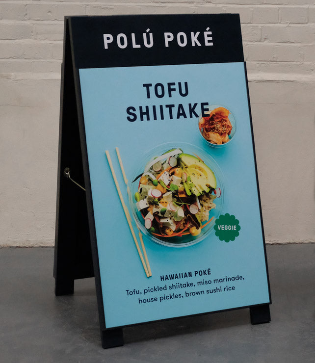 Changeable poster A board