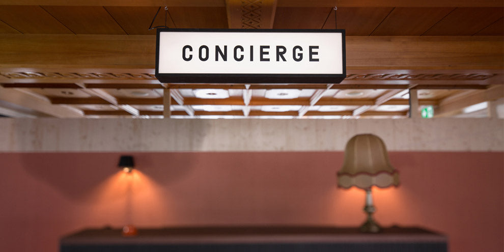 Hotel Concierge Sign