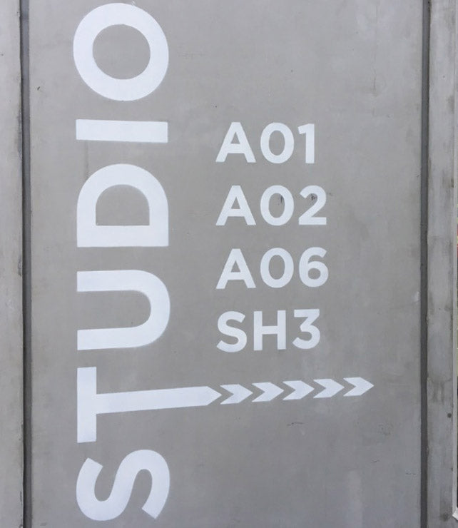 Painted Wayfinding Signs
