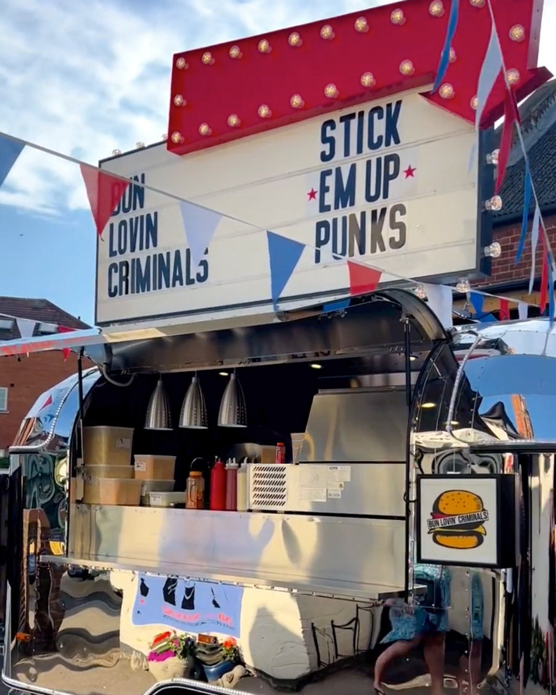 Cool Airstream street food truck