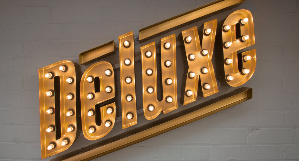 Gold Vintage Sign