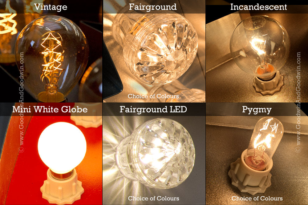 fairground bulb lights