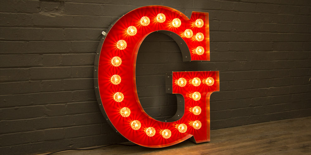Festoon Light Letters