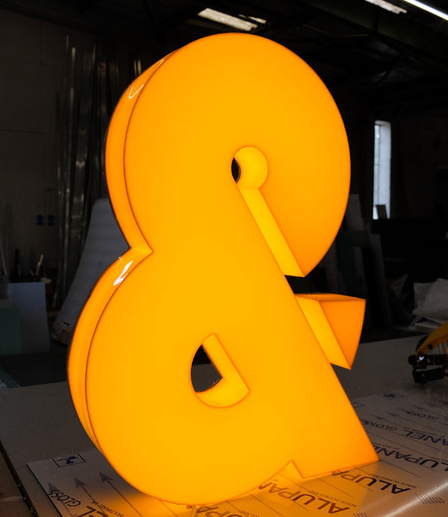 Illuminated Ampersand