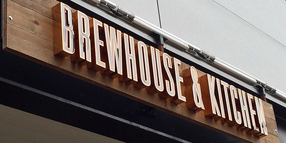 Illuminated Copper Letters