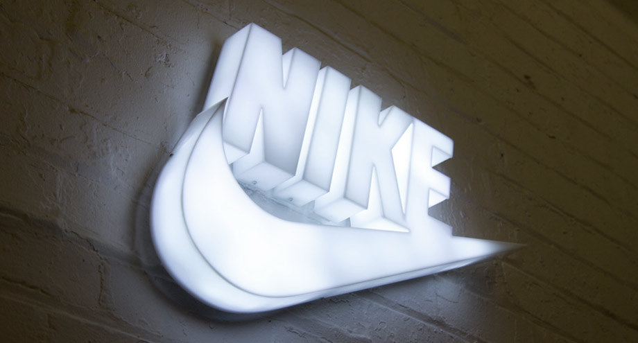 Illuminated Nike Sign