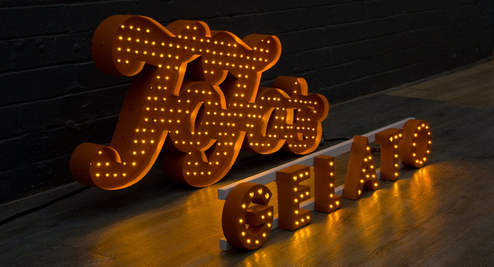 Small LED sign