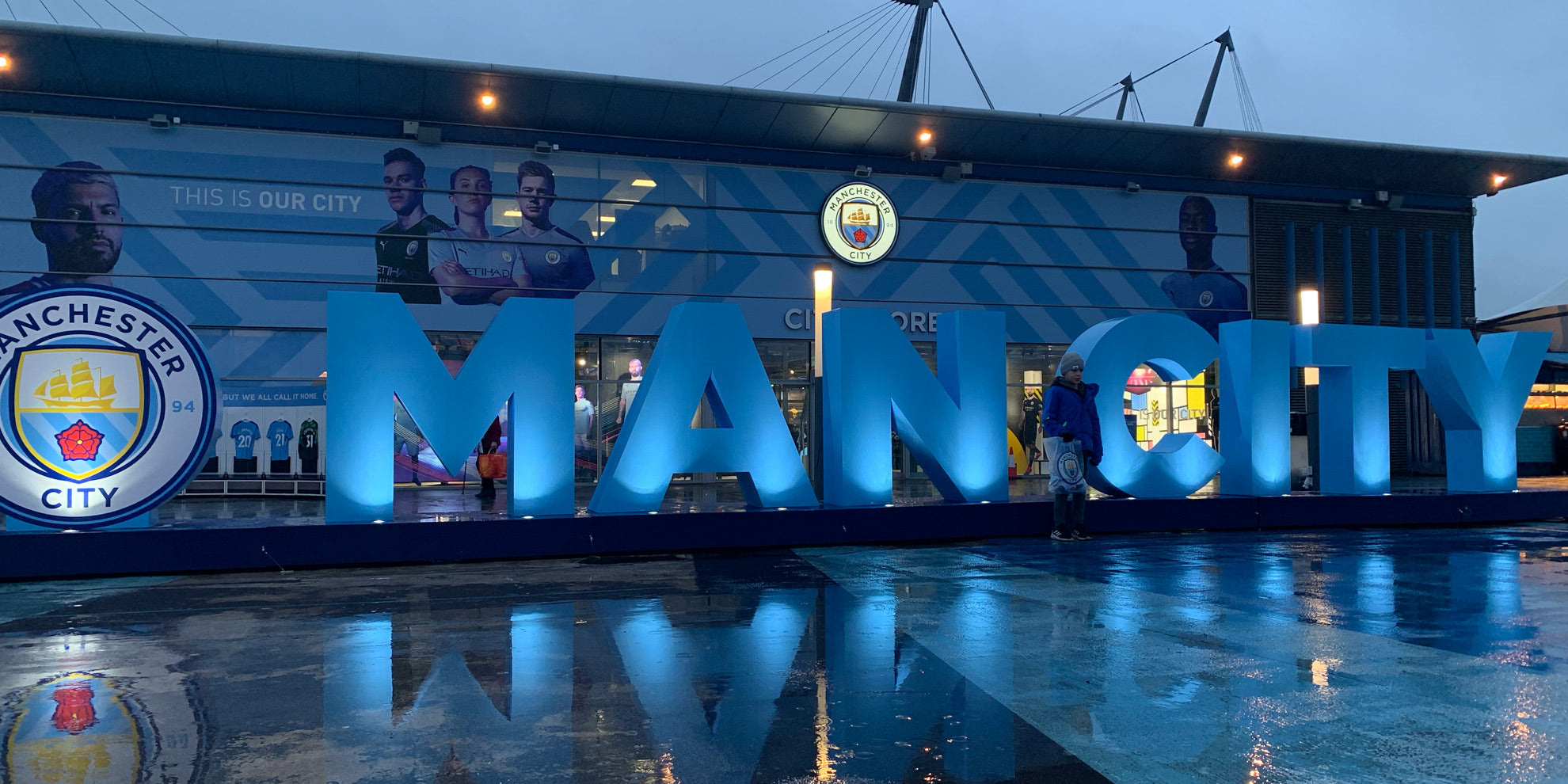 Manchester City FC Giant Letters