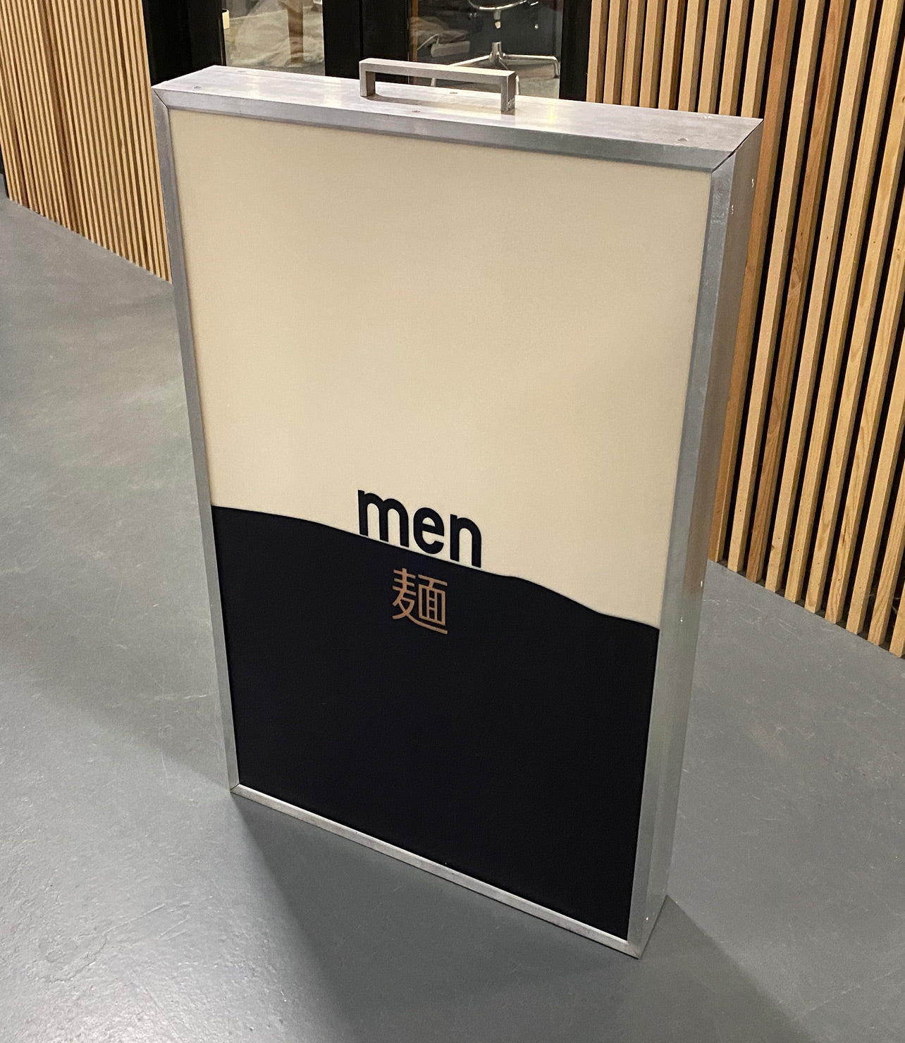 Bare Metal Light box with handle