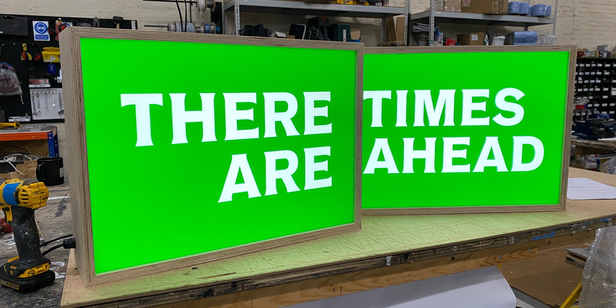 Plywood Light Boxes