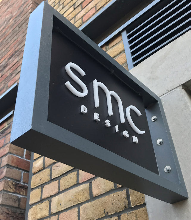 Projecting Metal Sign