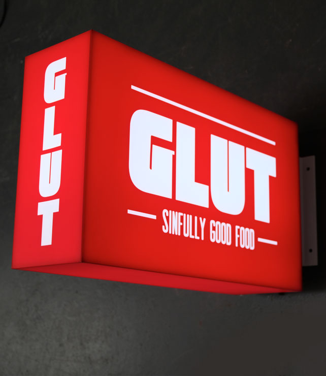 Red light box Sign