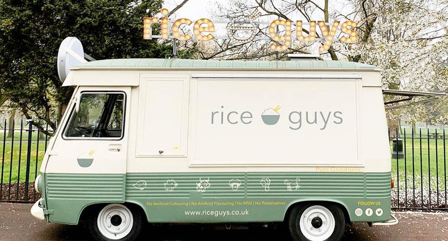 Rice Guys food truck sign