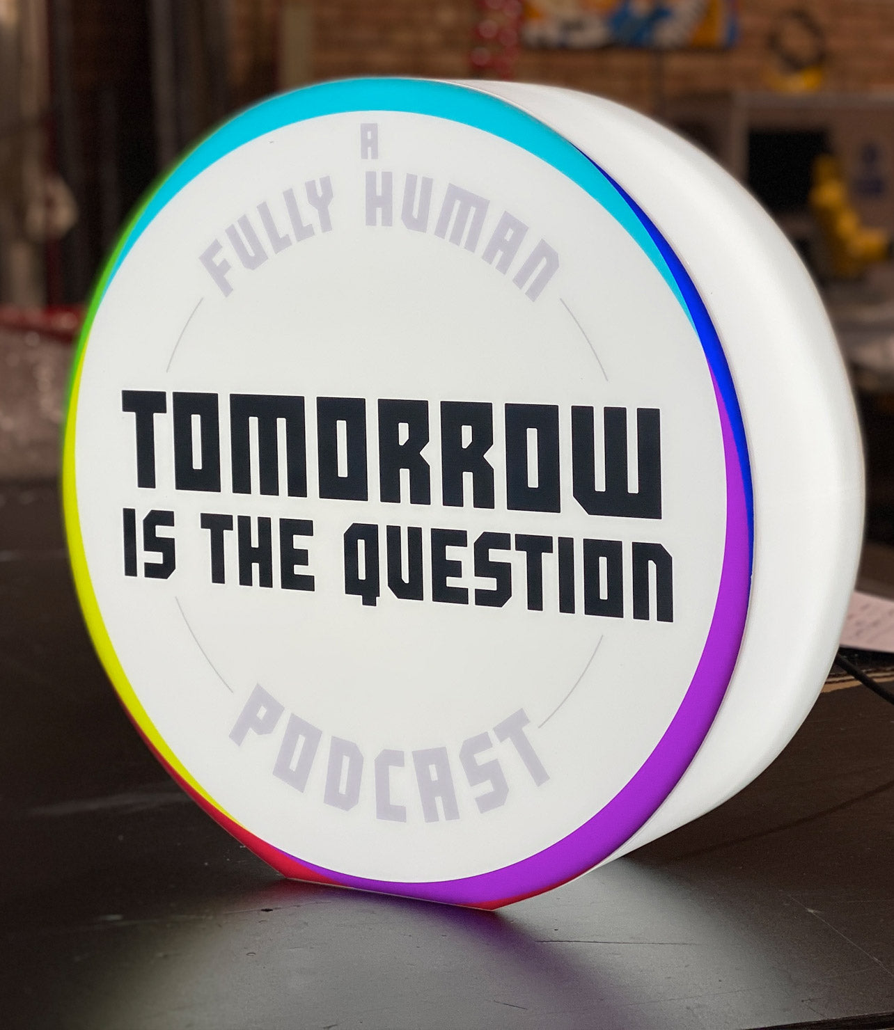 Round Light box