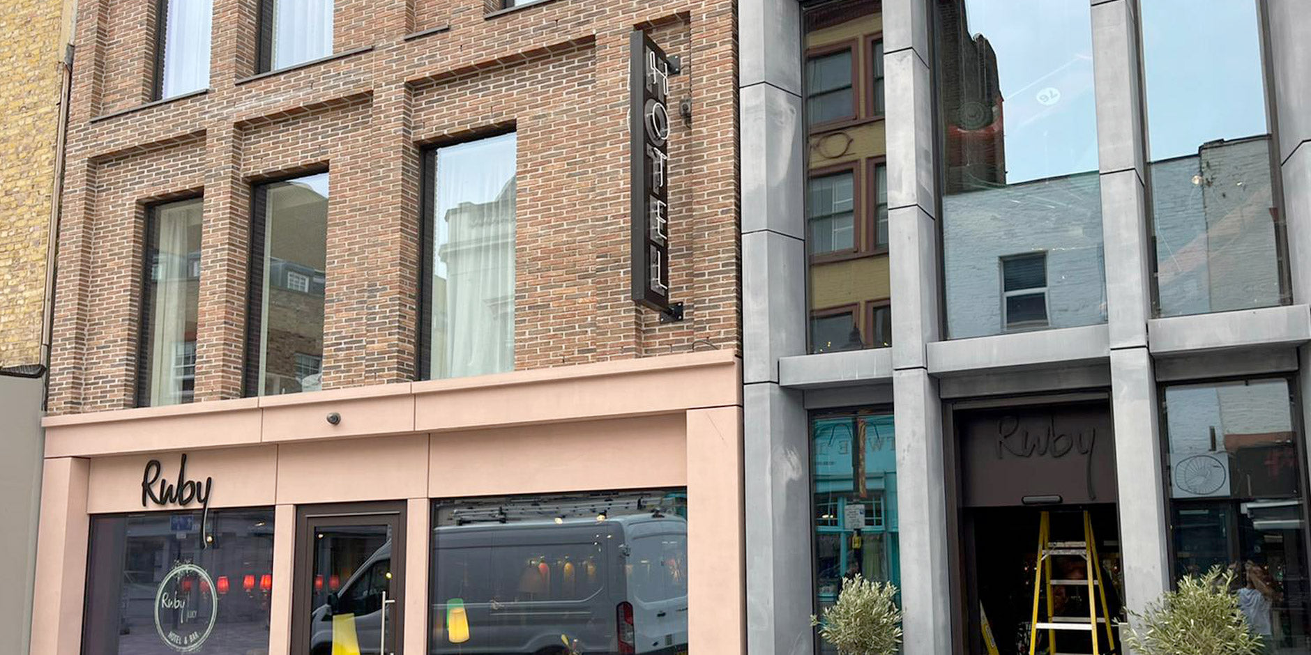 Ruby Hotel Signage