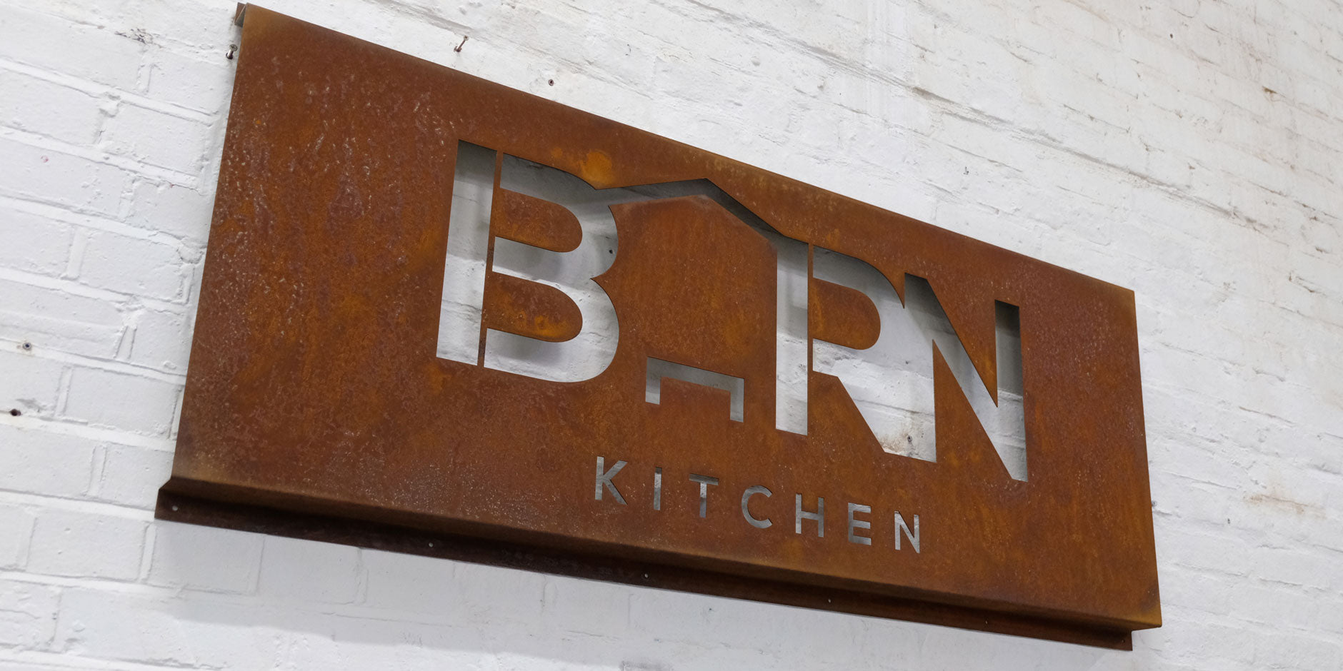 Rusted Barn Kitchen Sign
