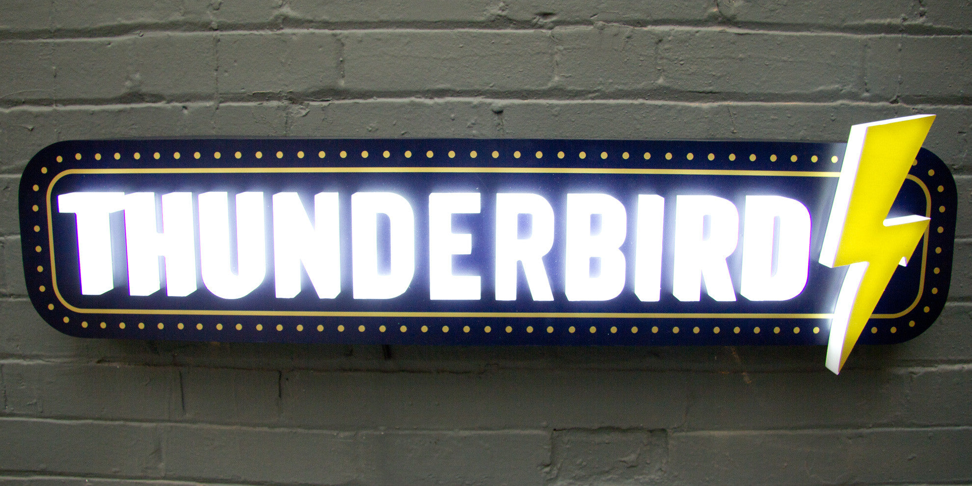 Thunderbird Neon LED sign