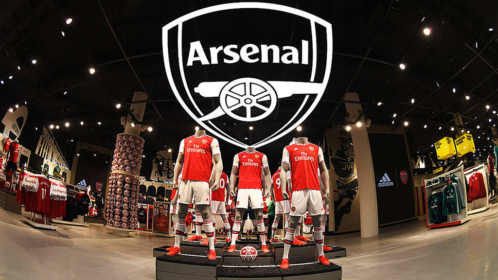 Arsenal Hanging Sign, Emirates Armoury Shop. - Sign Installation London | Goodwin & Goodwin
