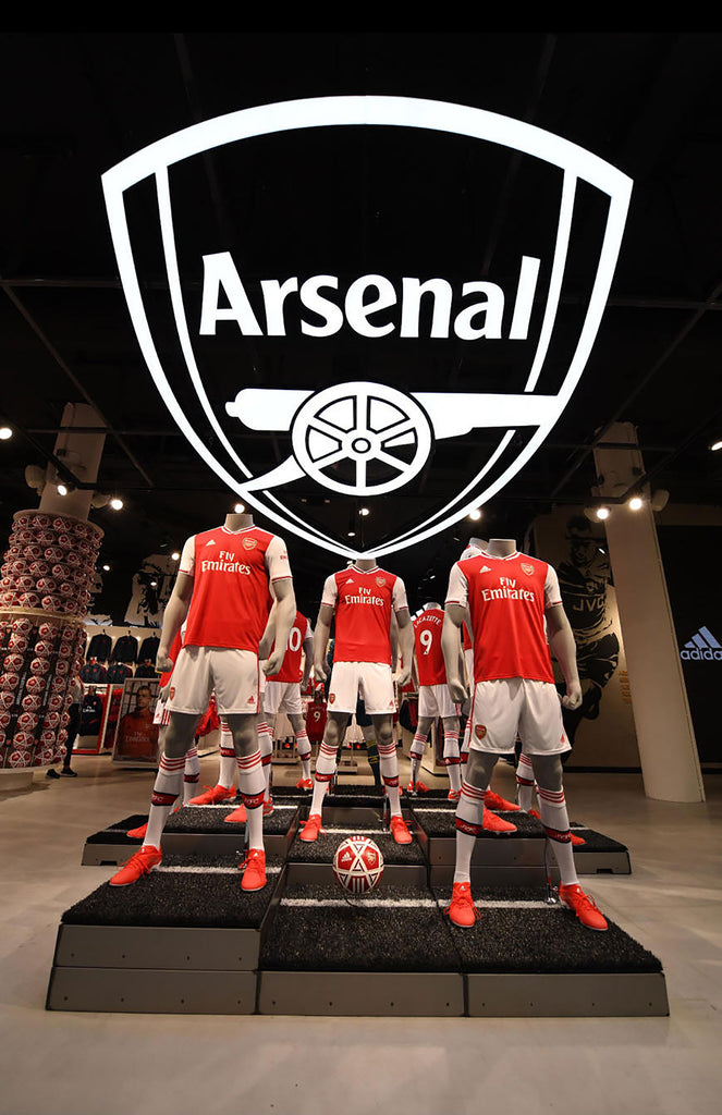 Arsenal Hanging Sign, Emirates Armoury Shop. - London Sign Project by Goodwin & Goodwin