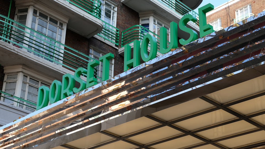 Dorset House Entrance Canopy - London Sign Project by Goodwin & Goodwin