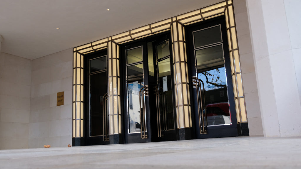 Dorset House Entrance Canopy - Bespoke Signage London | Goodwin & Goodwin