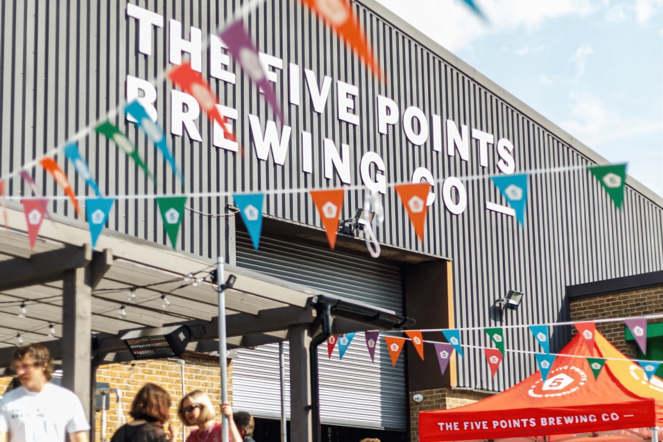 Five Points Brewery Signage - London Sign Project by Goodwin & Goodwin