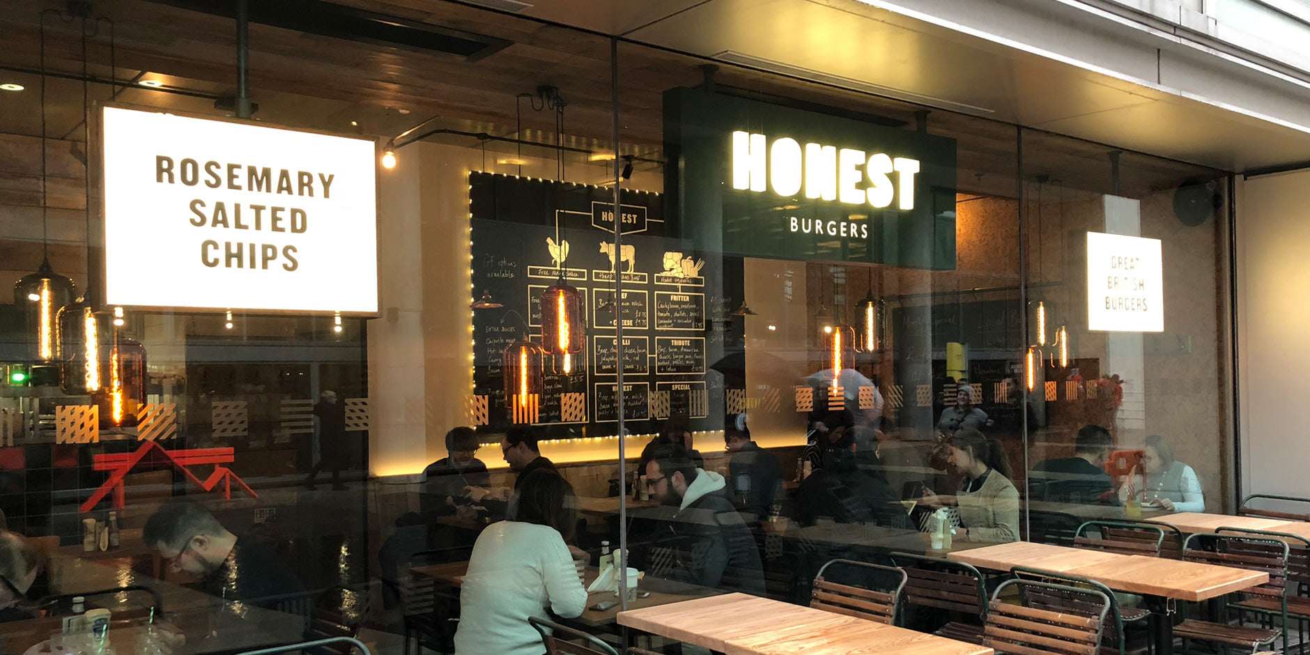 Honest Burger | Signage Project | Goodwin & Goodwin Honest Burger - London Sign Project by Goodwin & Goodwin