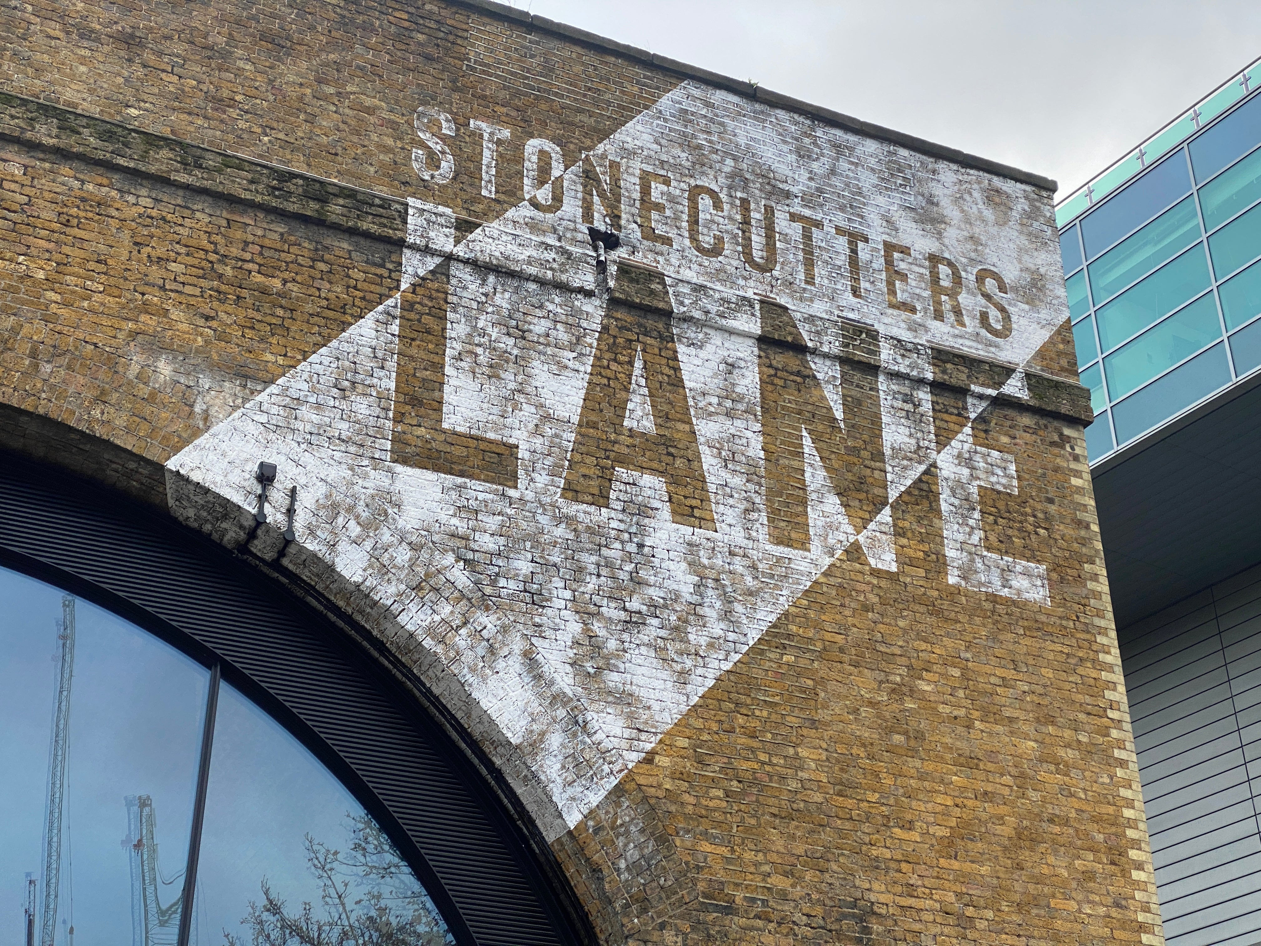 Wayfinding at Borough Yards, London SE1 - London Sign Project by Goodwin & Goodwin