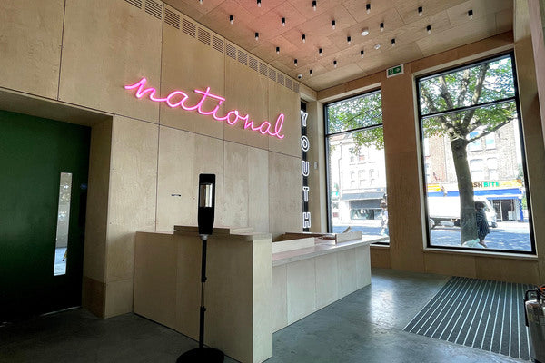 New signage for the National Youth Theatre - Sign Installation London | Goodwin & Goodwin