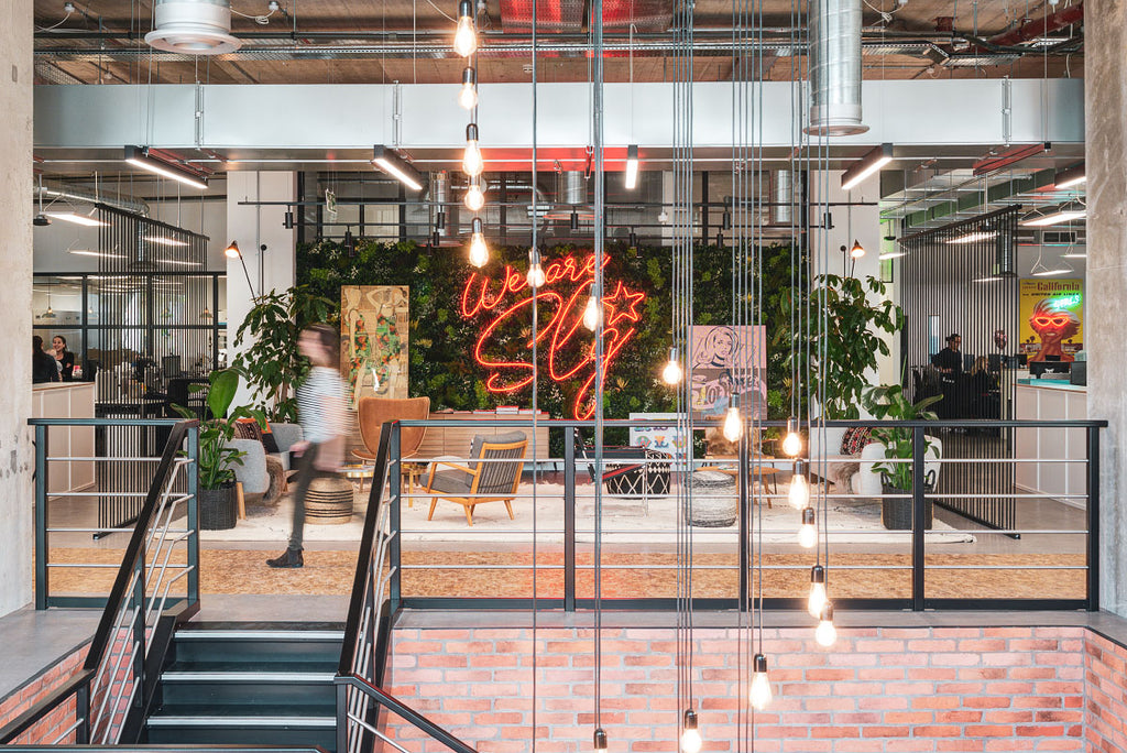 Neon Signage for SLG's new Head Quarters in Cheltenham - London Sign Project by Goodwin & Goodwin