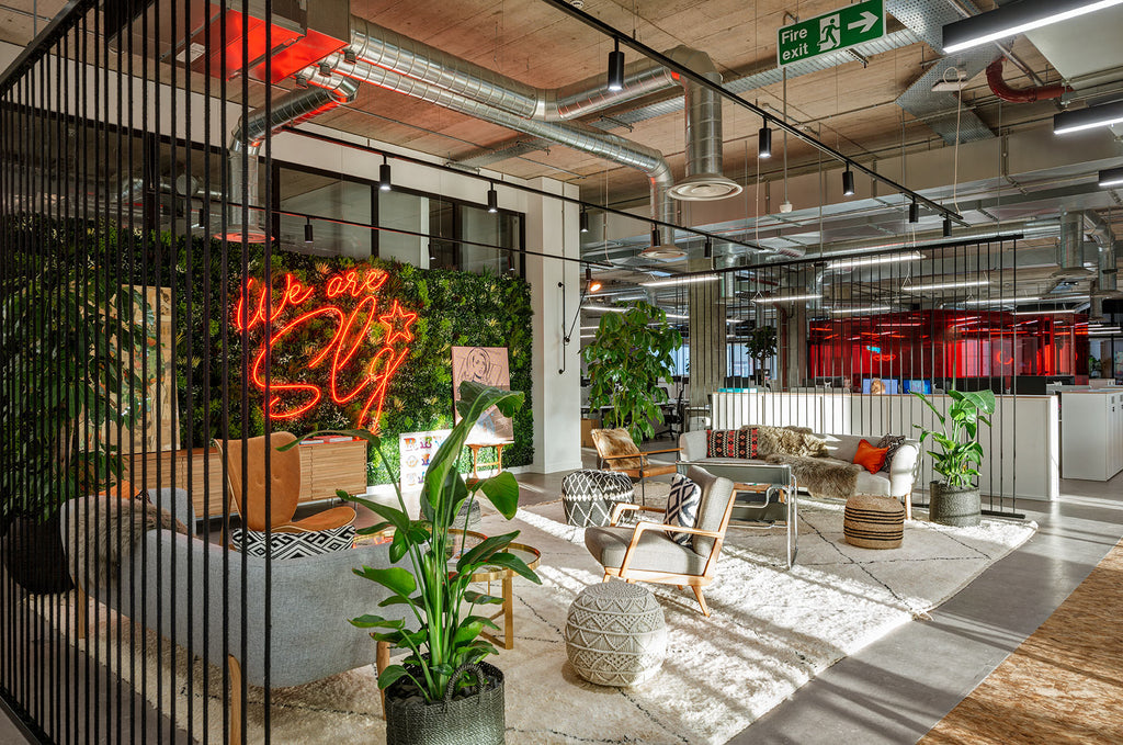 Neon Signage for SLG's new Head Quarters in Cheltenham - Custom Signs London | Goodwin & Goodwin