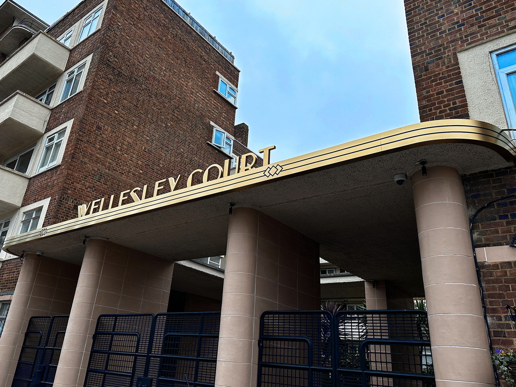 Signage for Wellesley Court, Maida Vale, London. - Bespoke Signage London | Goodwin & Goodwin