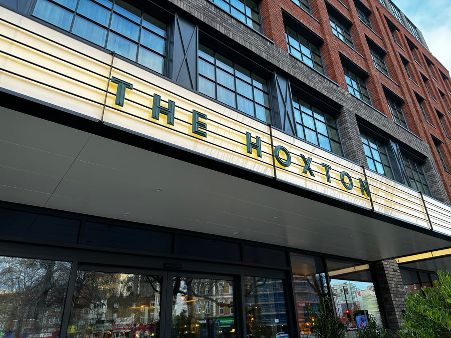 The Hoxton Hotel - Canopy Entrance | Signage Project | Goodwin & Goodwin The Hoxton Hotel - Canopy Entrance - London Sign Project by Goodwin & Goodwin