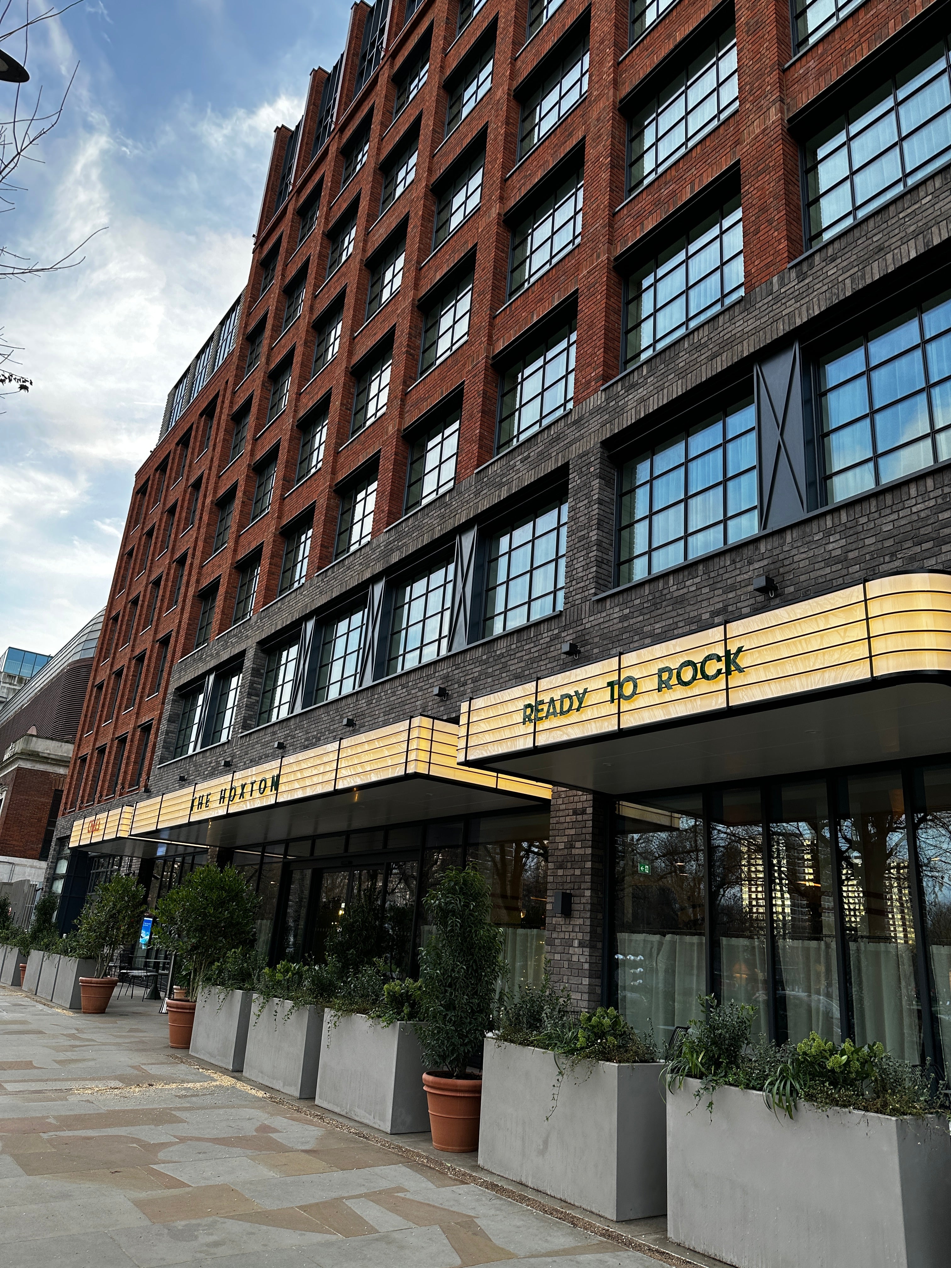 The Hoxton Hotel - Canopy Entrance - Sign Installation London | Goodwin & Goodwin