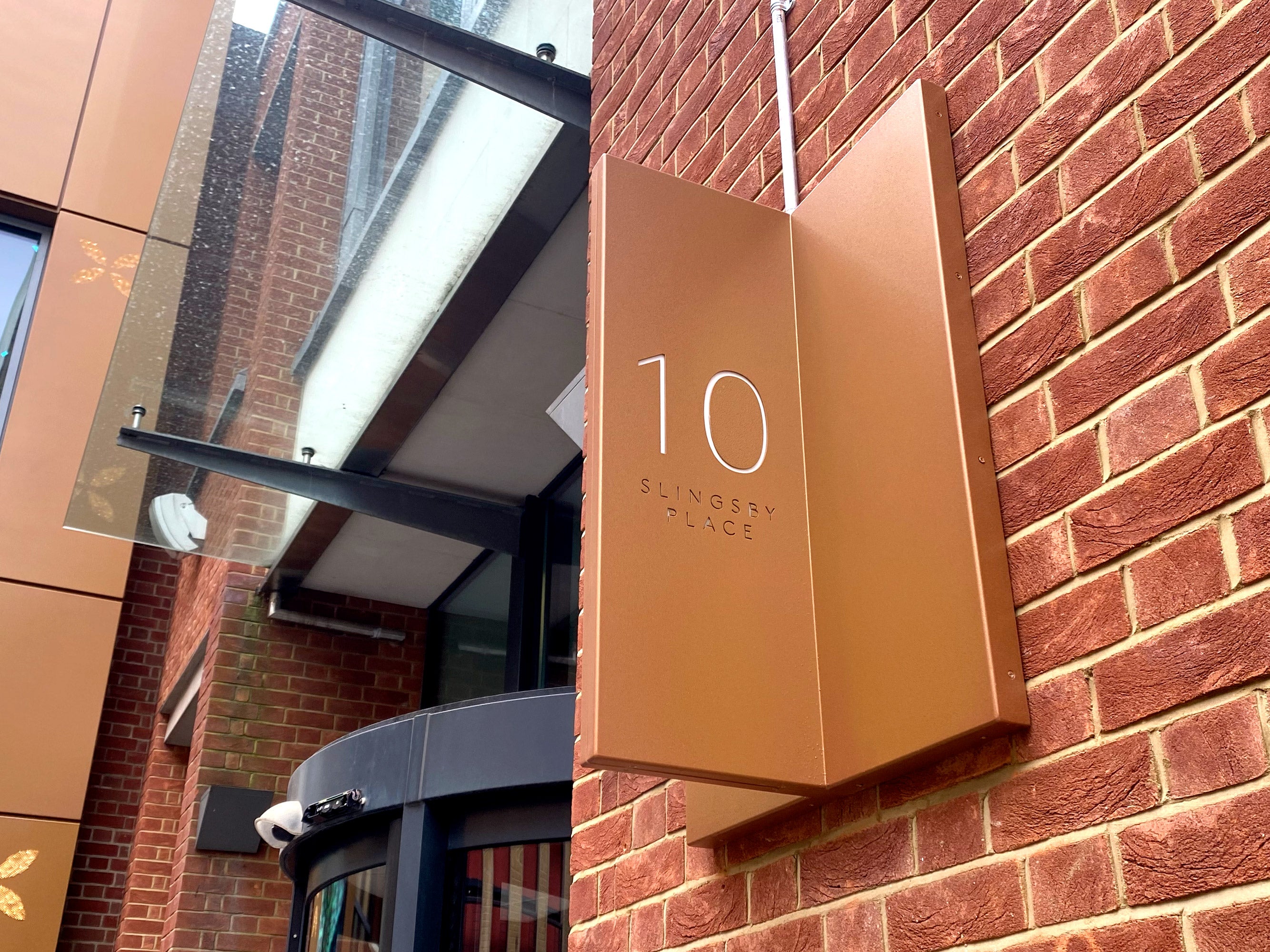Wayfinding Signage for St Martin's Court Yard. Covent Garden - Sign Installation London | Goodwin & Goodwin