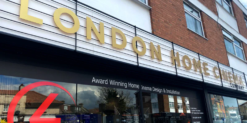 The London Home Cinema Company The London Home Cinema Company – Cinema Signs by Goodwin & Goodwin, London
