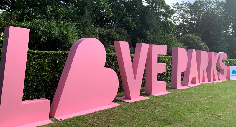 Battersea Park #loveparks Battersea Park #loveparks – Giant Letters by Goodwin & Goodwin, London