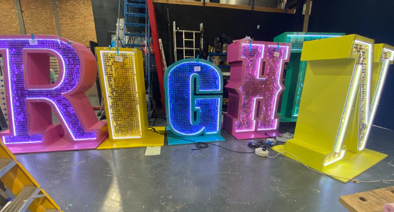 Brighton - Illuminated Giant Letters Brighton - Illuminated Giant Letters – Giant Letters by Goodwin & Goodwin, London