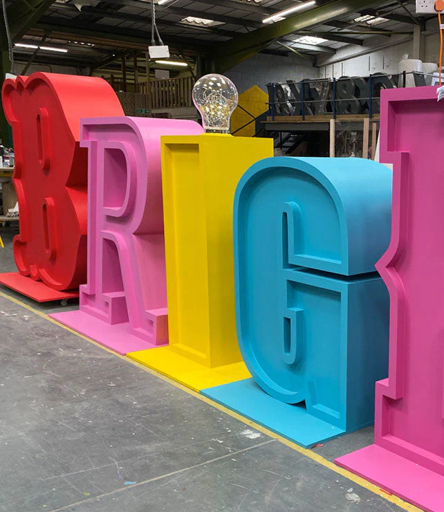 Giant circus letters - Brighton Giant circus letters - Brighton – Giant Letters by Goodwin & Goodwin, London